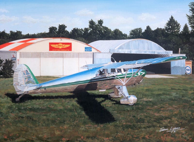Aviation Art by Sam Lyons, Polished Perfection