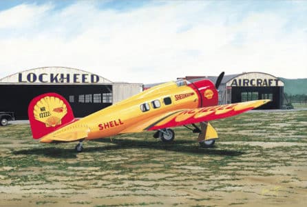 Aviation Art by Sam Lyons, Shellightning