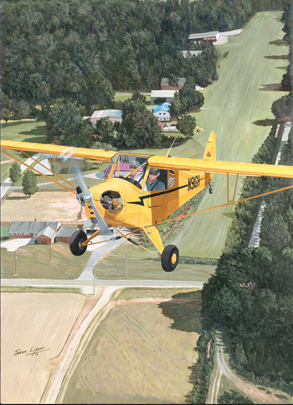Aviation Art by Sam Lyons, The Legend Begins