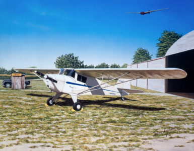 Timeless T-Craft Airplane | Aviation Art by Sam Lyons.