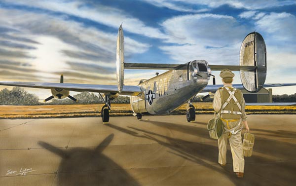 Aviation Art by Sam Lyons, Yesterdays Heros