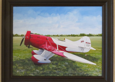 Painting of Gee Bee Air Racer