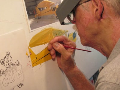 Sam Lyons working on the Yellow Lure