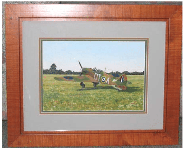 Tucks Huricane features a Hawker Hurricane plane.